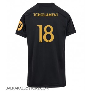 Real Madrid Aurelien Tchouameni #18 Kolmaspaita Naisten 2023-24 Lyhythihainen